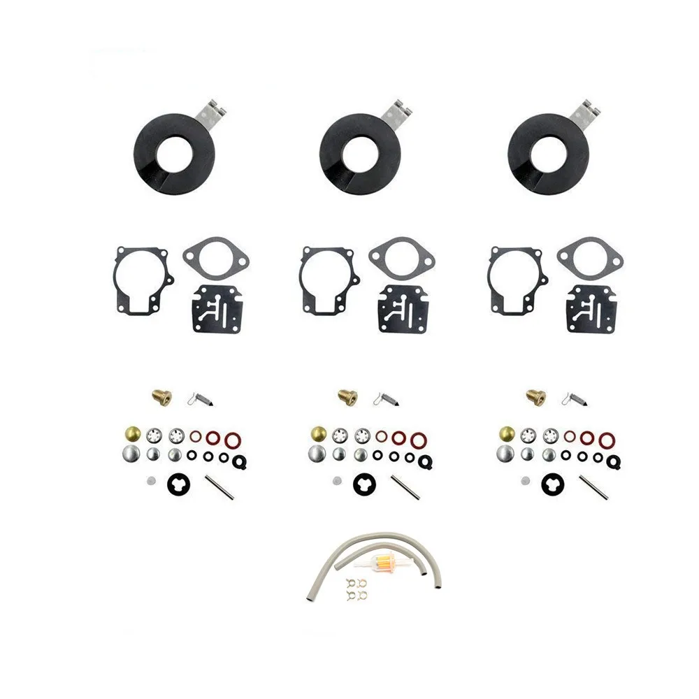 Carburetor Carb Rebuild Kit for Evinrude Johnson 398729 396701 392061 Mallory 9-37107 Sierra 18-7222 18 20  HP Outboard Motors