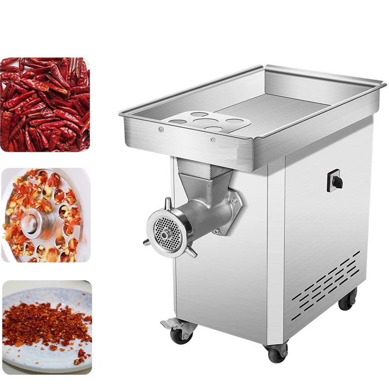 

Hot sale commercial dumpling stuffing meatball mincer meat mincer 220V/110V electric vegetable mincer sausage sausage stuffer