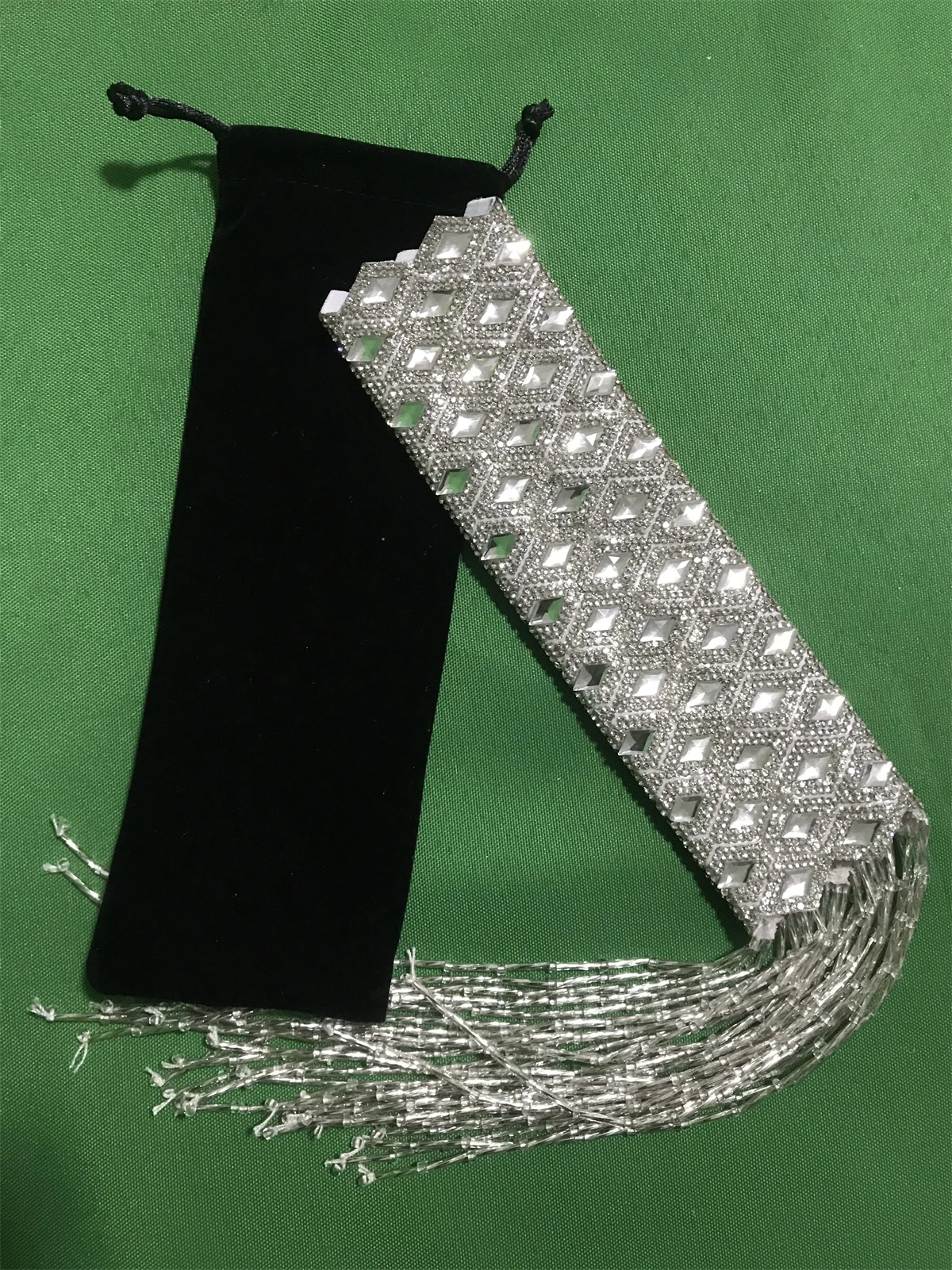 Sparkling Microphone Case Diamond Rhinestones Personality Performance Accessories Flashing Bar Dance Stage Show For Singers