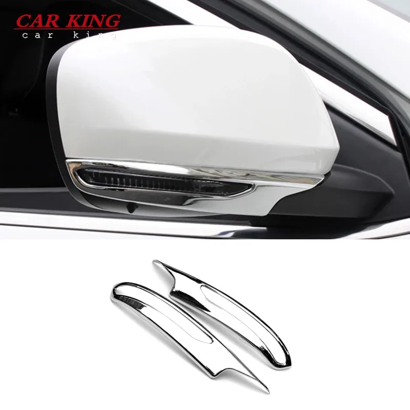 

For Renault Kadjar 2015 2016 2017 2018 ABS Chrome Car Rearview Mirror Strip Decoration Frame Cover Trim Sticker Car Styling 2pcs