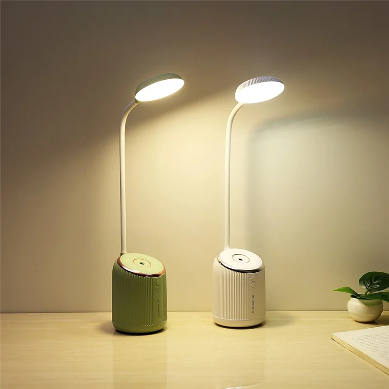 LED Eye Protection Table lamp Humidifier Reading Bedroom Night Light 360 Adjustment Drop shipping