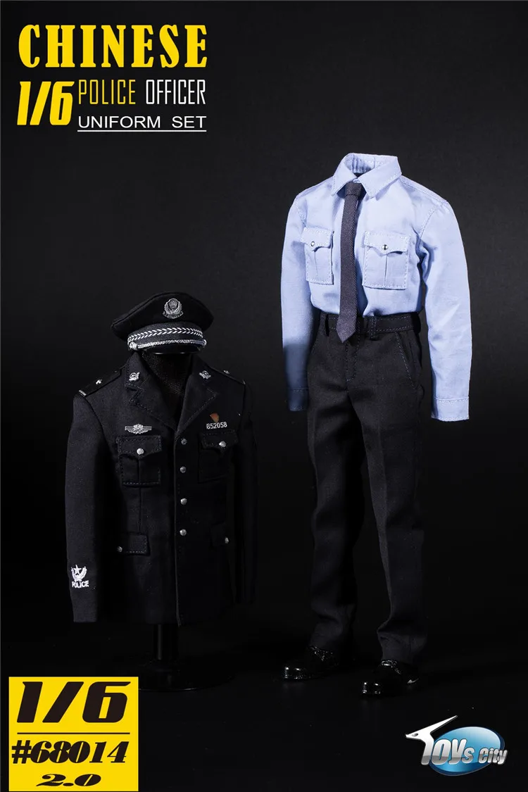 

1/6 China JC Officer Uniform Set Version 2.0 TOYSCITY TGC-68014 for 12" Action Figure Body Doll