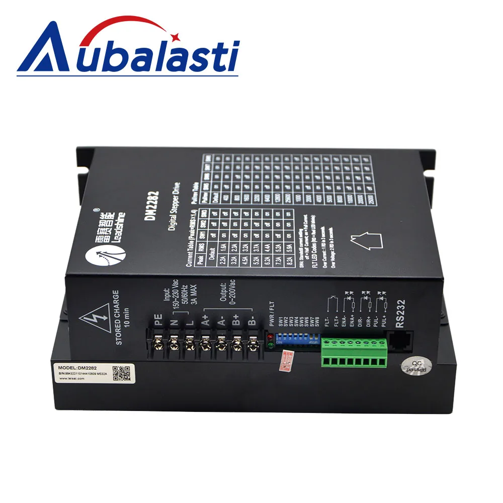 Aubalasti LeadShine DM2282 DM1182 Stepper Motor Driver 2Phase 2.2-8.2A for Co2 Laser Engraving and Cutting Machine