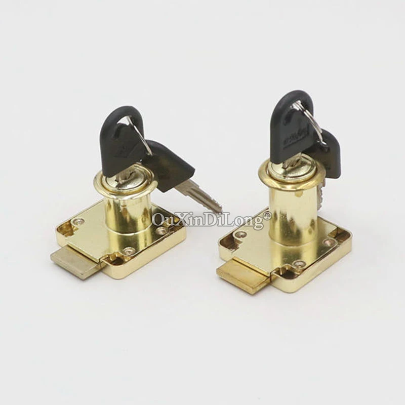 

Brand New 10PCS Gold Desk Drawer Lock Cupboard Wardrobe Cabinet Door Lock Drawer File Cabinet Locks Keys Alike/Keys Different