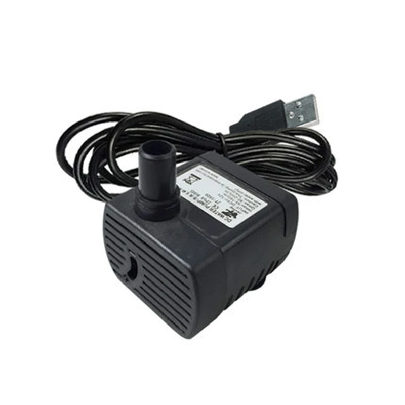 DC Water Pomp 12V 280L/h Submersible Pump USB 5V Electric Brushless Motor BLDC AC 220V Pumps Fish Tank Water Dispenser Fishing