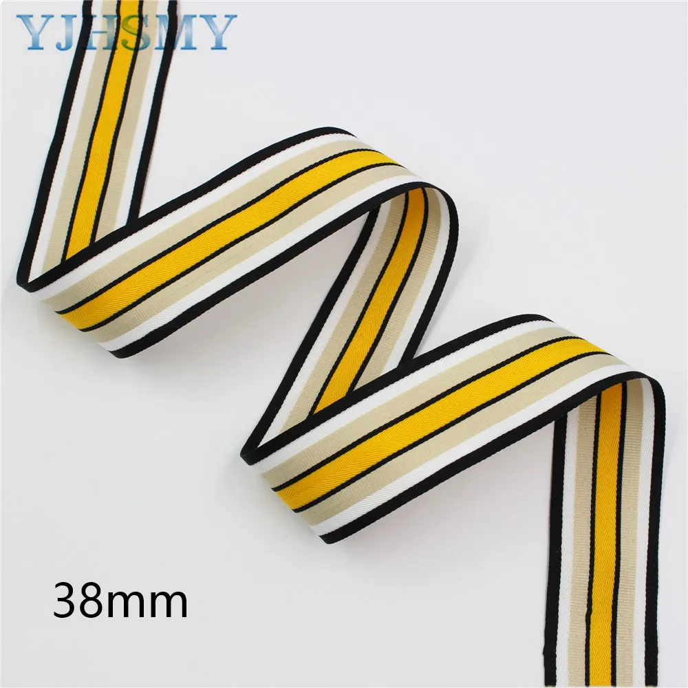 5 Yards Knitting Stripe Ribbon 1-1/2‘’ Ribbons DIY Handmade Bow Shoe Decoration for Sewing Hair Bow Clips