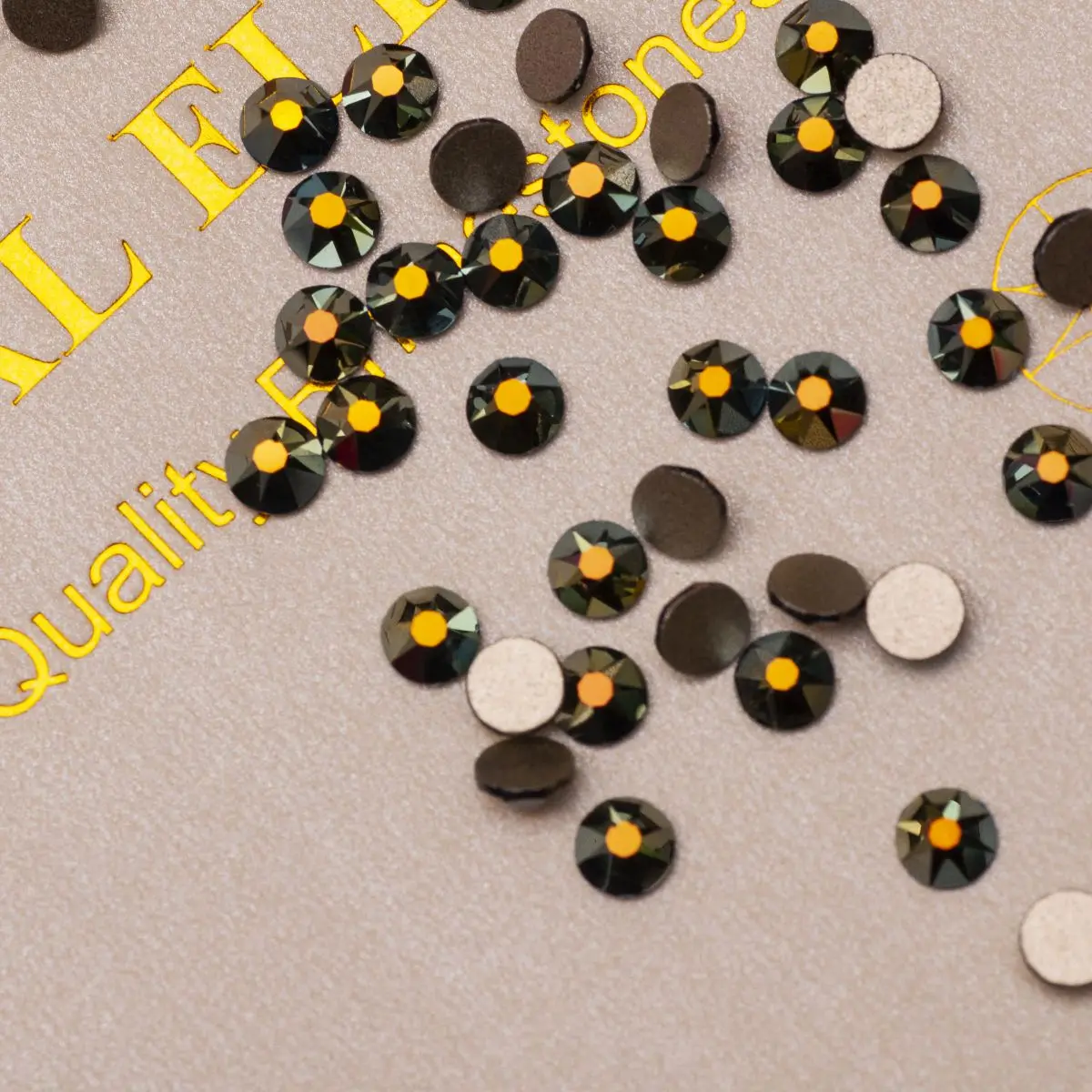 YANRUO 2088 Cold New Element AB Strasssteine, nicht heißklebend, flache Rückseite, SW Gems, zum Aufkleben auf Nägel, Kristalle für Bastelarbeiten – Detail 21