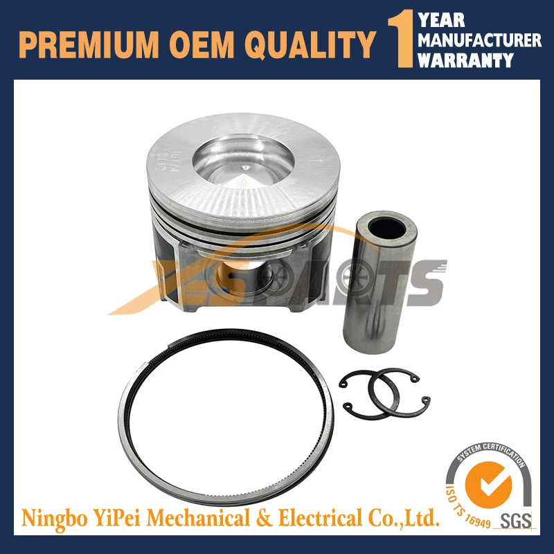 

V3307 Engine Piston + Rings Kit Set STD for Kubota