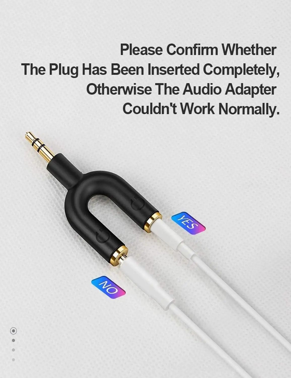 Adaptador de divisor de fone de ouvido, aux stereo y jack, 3.5mm macho para 2 portas 3.5mm fêmea, compatível com fone de ouvido, fone de ouvido, telefone, reprodutor de mp3