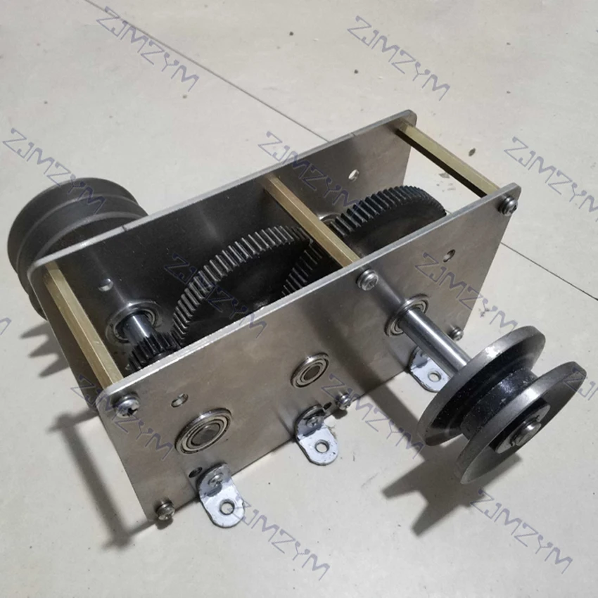 Cranked generator wind up gearbox diy hydraulic drive pulley speed increase ratio transmission gearbox can be customized 1 : 22