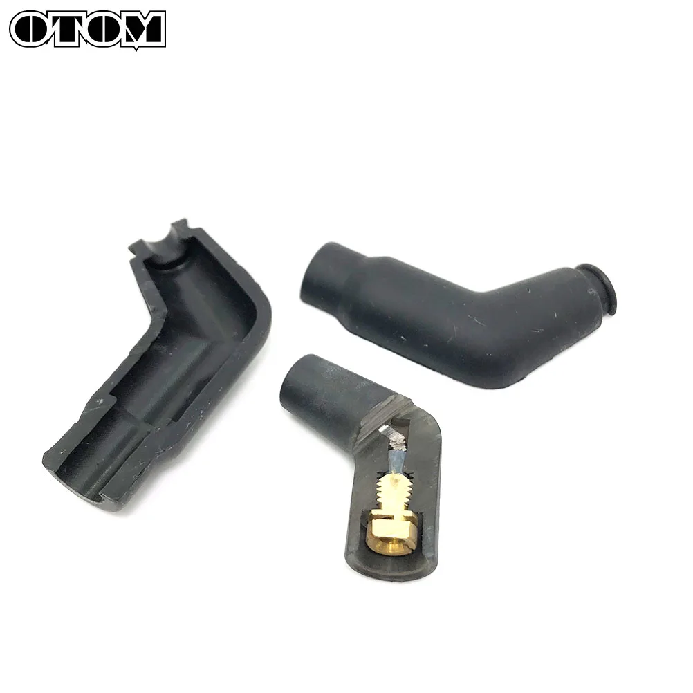 OTOM High Performance Spark Plug Cap Connector Ignition Coil Tip Cover Rubber For 50cc 110cc 125cc 140cc 160cc Pit Dirt Bike