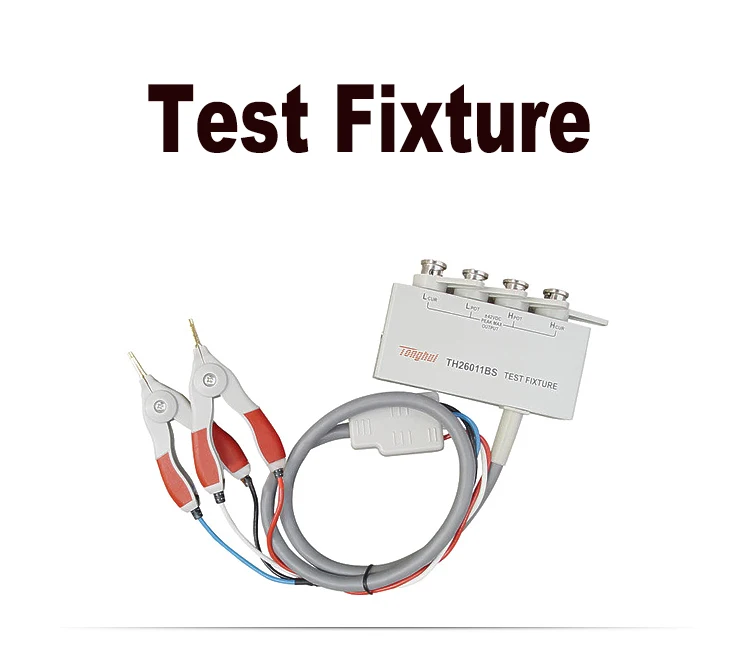 Digital Bridge LCR Test Line Low Resistance Measurement Cable Clamp Universal Multimeter Four terminal of kelvin test cables