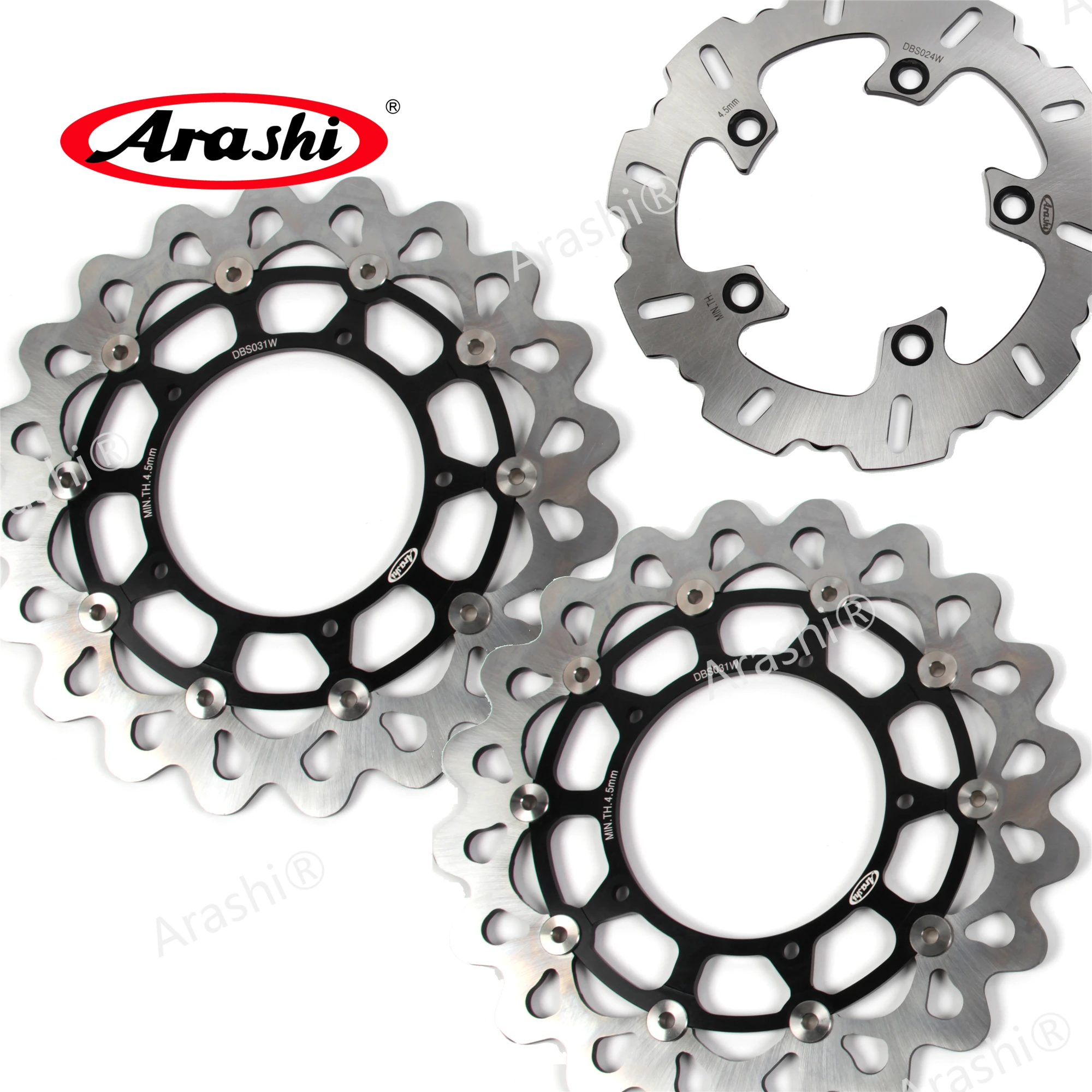 

ARASHI For YAMAHA YZF R1M 1000 2015 - 2020 CNC Floating Front Rear Brake Rotor Disc Disk Plate YZF-R1M 2016 2017 2018 2019 2020
