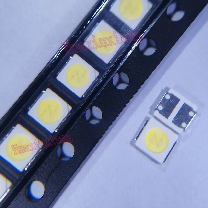 100pcs/Lot  2W SMD LED 3030 6V Cold White High Power For TV Repair Backlight Application