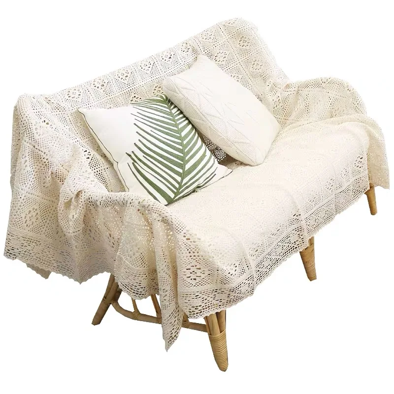 

Crochet Small Sofa Cover Towel Cover Towel Square Chair Single Sofa Dust Towel Tea Table Tablecloth