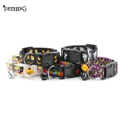 Nylon Halloween Pet Small Dog Collar Dog Pet Puppy Collar With Bell Festival Puppy Doggy Dress Up Collar  Pet Dog Collar