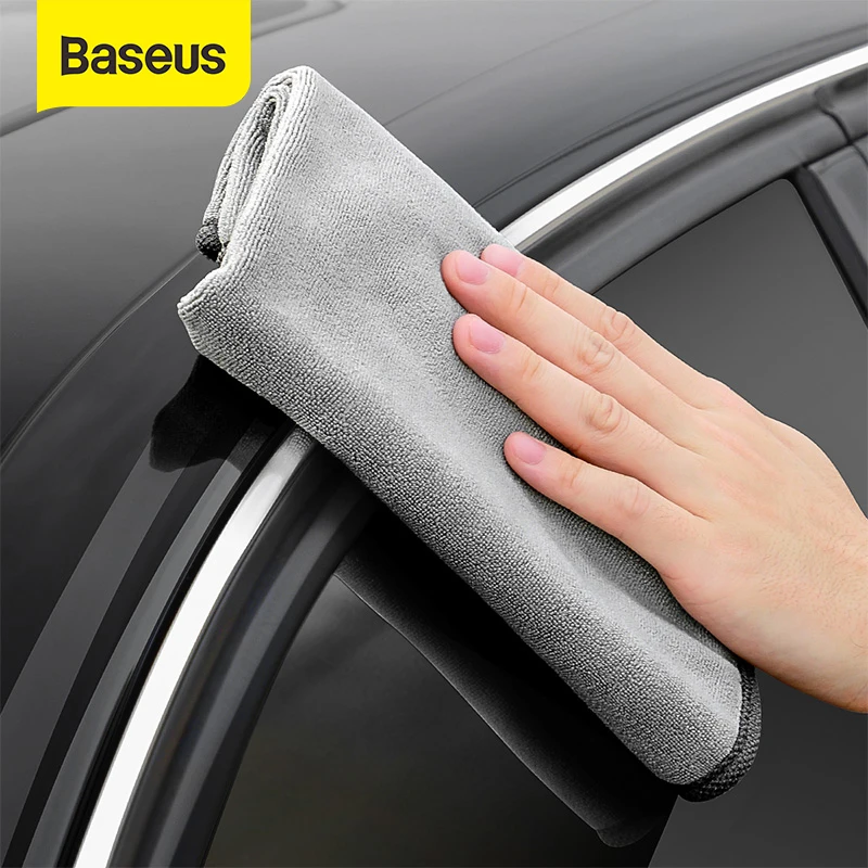 Baseus-Car Wash Microfiber Toalha, Kit De Limpeza A Seco, Car Care Detalhando Acessórios, Lavadora Auto