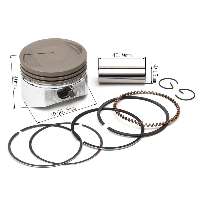 56.5mm Piston Rings Cylinder Body Kit Fit For Lifan LF150 150cc 1P56FMJ Horizontal Engines Dirt Pit Bike Parts