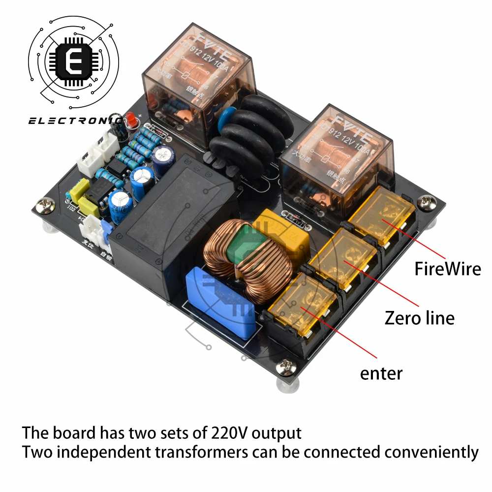 Power Amplifier EMI Power Filter and Soft Start Integrated Board Finished Board