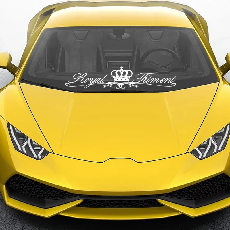 CS40081# Die-cut Vinyl Decal Royal fitment Car Sticker Waterproof Auto Decors on Bumper Rear Window