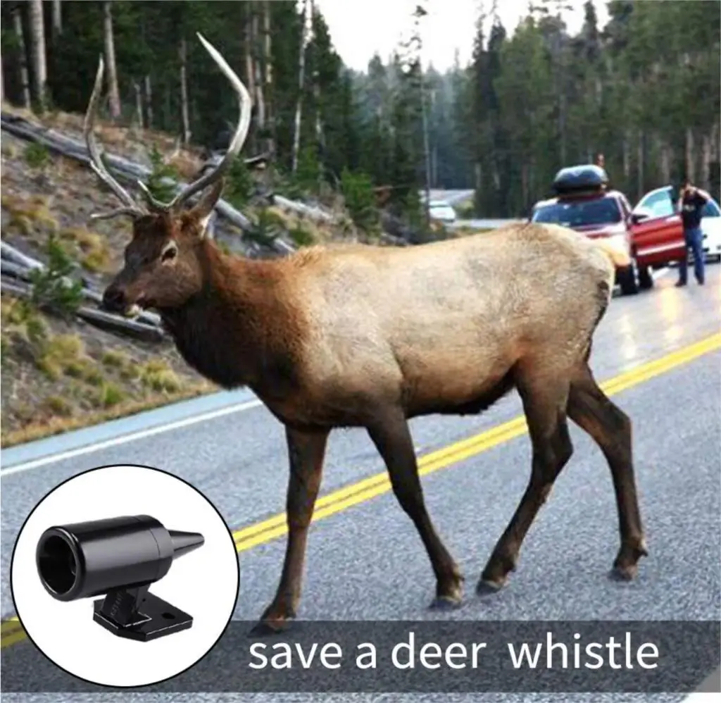 1pc Animal Deer Warning Alarm Bicycle Car for honda insight nissan juke citroen berlingo volkswagen transporter t5 ford images - 6