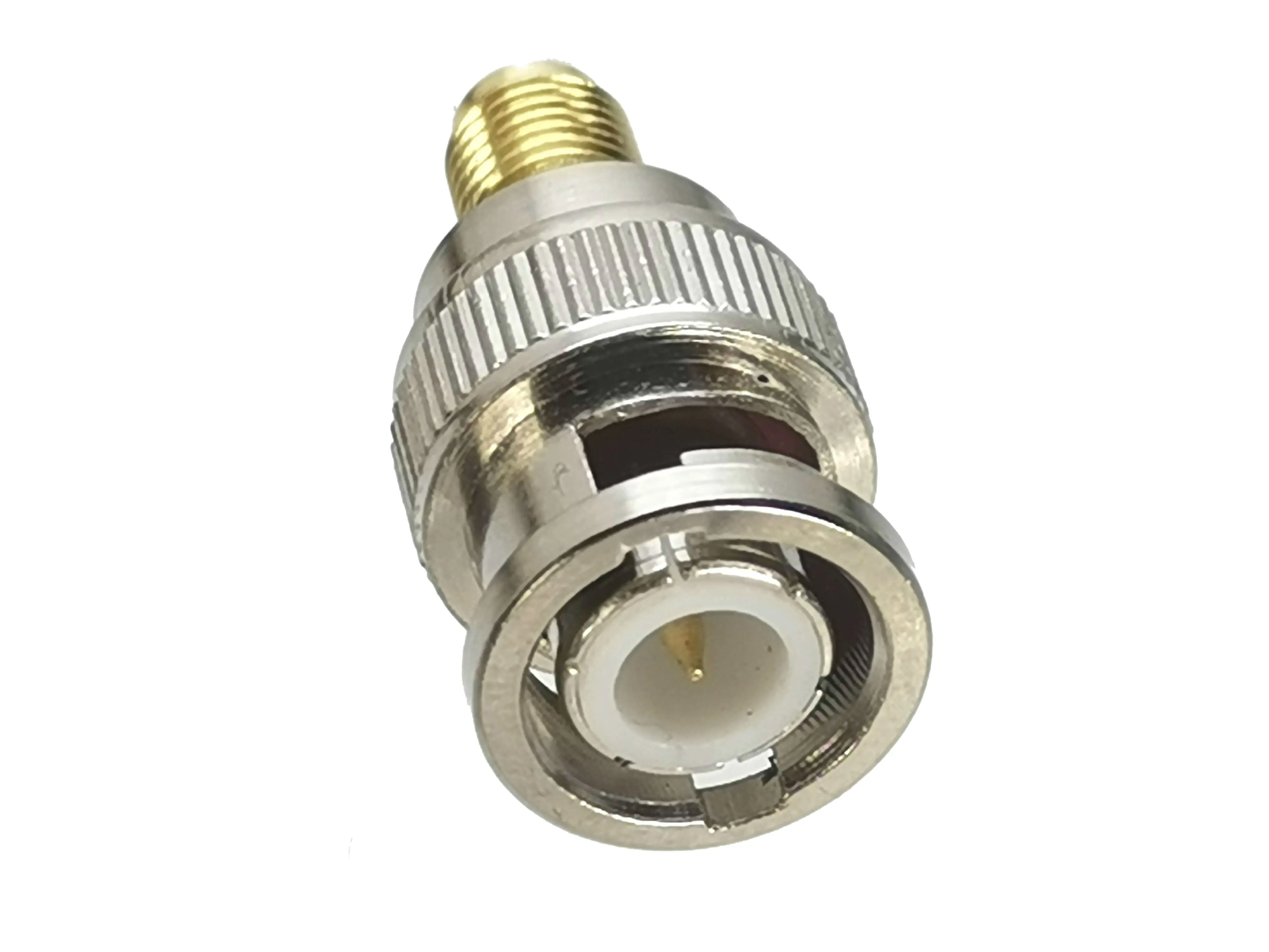 1Pcs Connector BNC Male Plug to SMA Female Jack RF Adapter Coaxial High Quanlity
