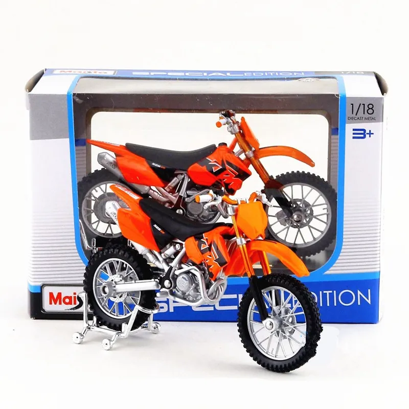 

1:18 alloy 525 S off-road street car model,high simulation motorcycle toy,original packaging,collectible ornaments