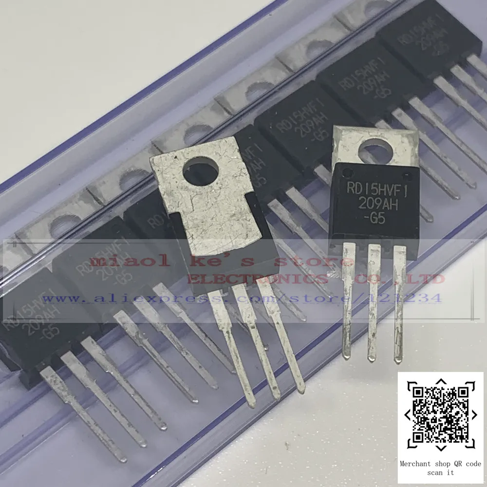 [ 5pcs-10pcs]100%New original; RD15HVF1 RD15HVF1-101 RD15HVF1-501 [ 175MHz 520MHz, 5W replaced 2SC1972 ] high quality stock