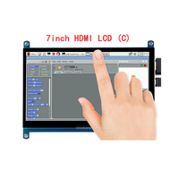 7inch Capacitive Touch Screen LCD Display Starter Kit for RPI Raspberry Pi Zero 2 W 3 Model B 4 5 Expansion