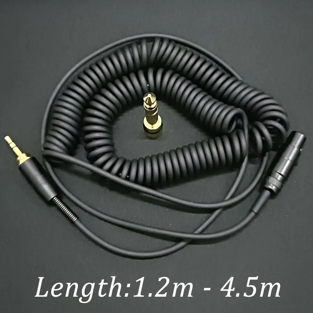 New Spring Headphone Cable for AKG K240 K702 Q701 K271 K267 K712 k550 mkiii Headset Audio Wire 6.35 / 3.5mm Male to Mini XLR