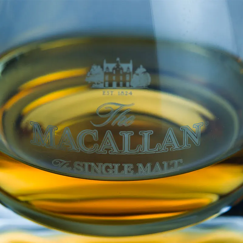Chamvin Private Collection Macallan Glass Whiskey Glass Single Malt Crystal Wine Tumbler Vodka Cognac Brandy Snifter Cup