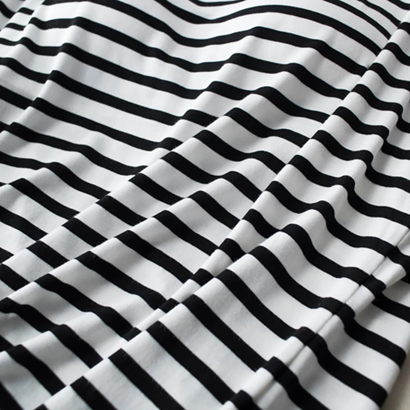 Built in Bra Sleep Shirts Women Loose fit Short Sleeve Striped Modal Sleep Wear Summer Padded Bra Breathable Lounge Lingerie image 5