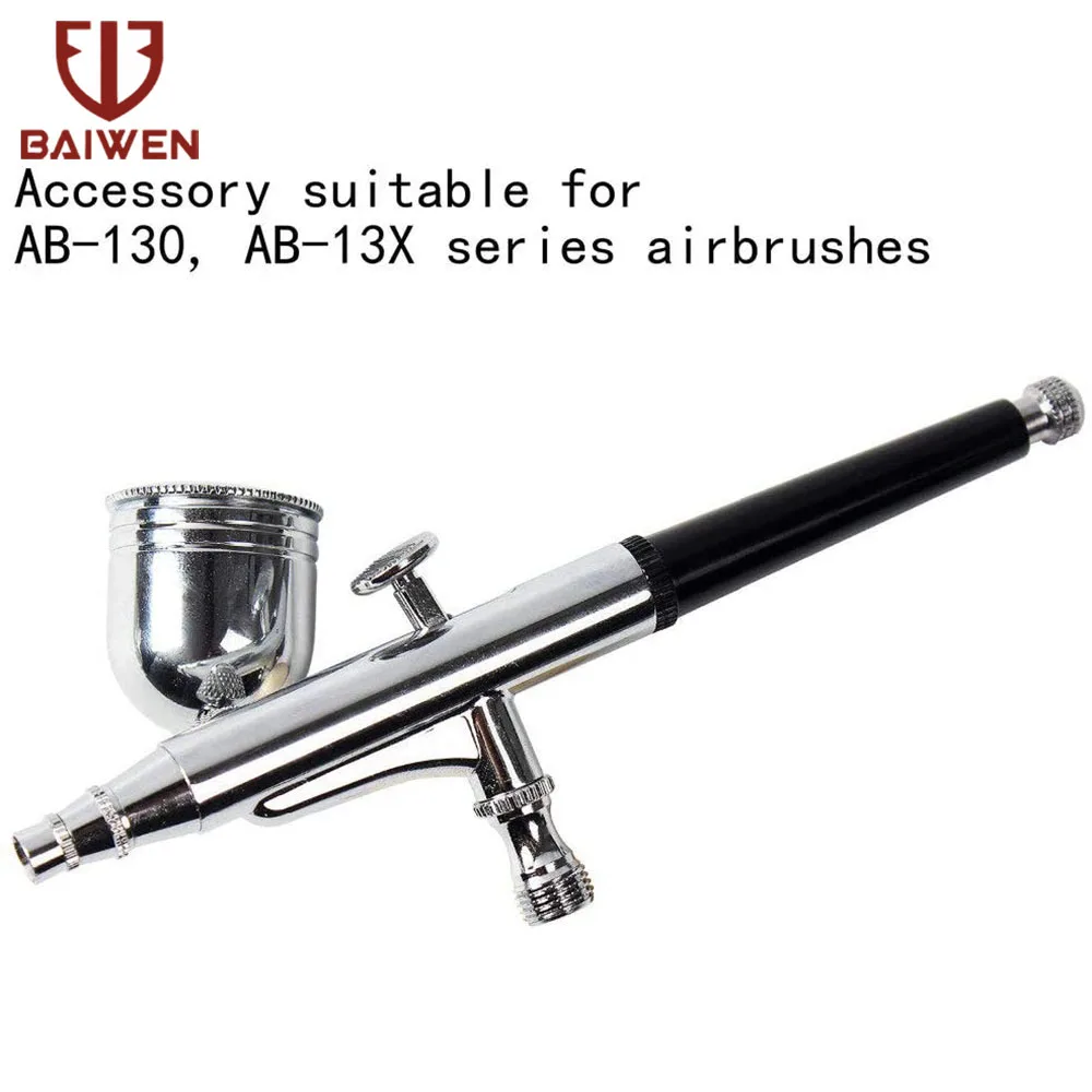 Dual-Action Airbrush with 0.2mm 0.3mm 0.5mm Nozzle Set Gravity Feed Pistol Pneumatic Kit For Cake Model Painting Makeup Tattoo