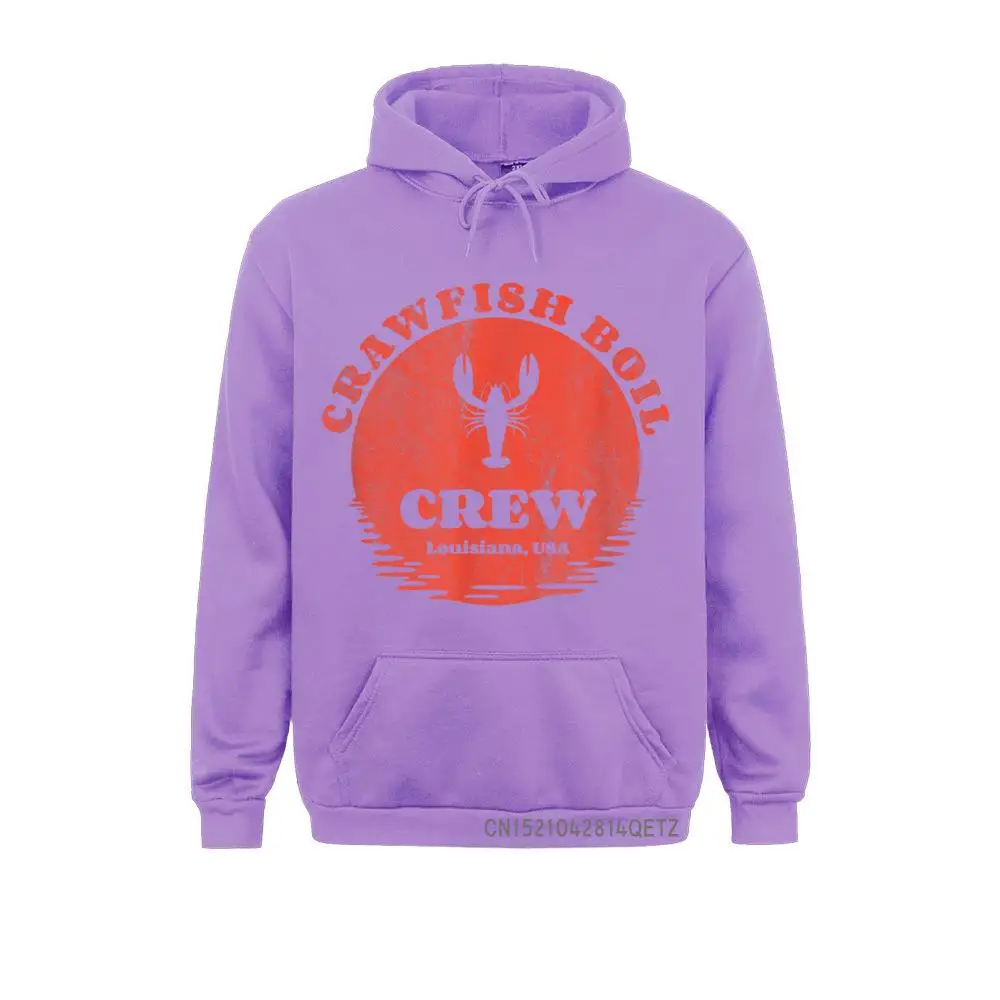 Crawfish Boil Crew Louisiana Retro Food Festival Mardi Gras Chic Hoodies 2021 Fashion Sweatshirts Street Long Sleeve Men Clothes