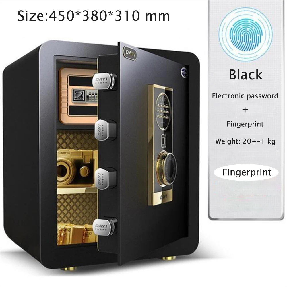 Safes Anti-theft Electronic Storage Bank Safety Box Security Money Jewelry Storage Collection Home Office Security Box LBXX026