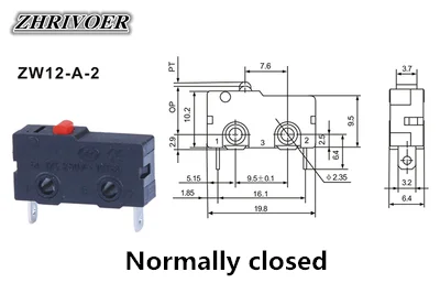 5Pcs Mini สวิตช์ Limit Micro NO NC 3 Pins PCB เทอร์มินัล SPDT 5A 125V 250V 29มม.Roller Arc Lever Snap Action Push Microswitches