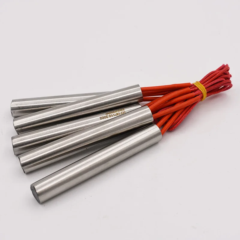 Stainless Steel 8x80mm Cartridge Heater 8mm Tube Diameter 24V/36V/110V/220V/380V 160W Single End Electric Heater Element