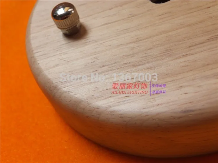 Wooden Ceiling Rosette - Diameter 10cm Round Solid Oak, for Chandelier & Pendant Light Mounting