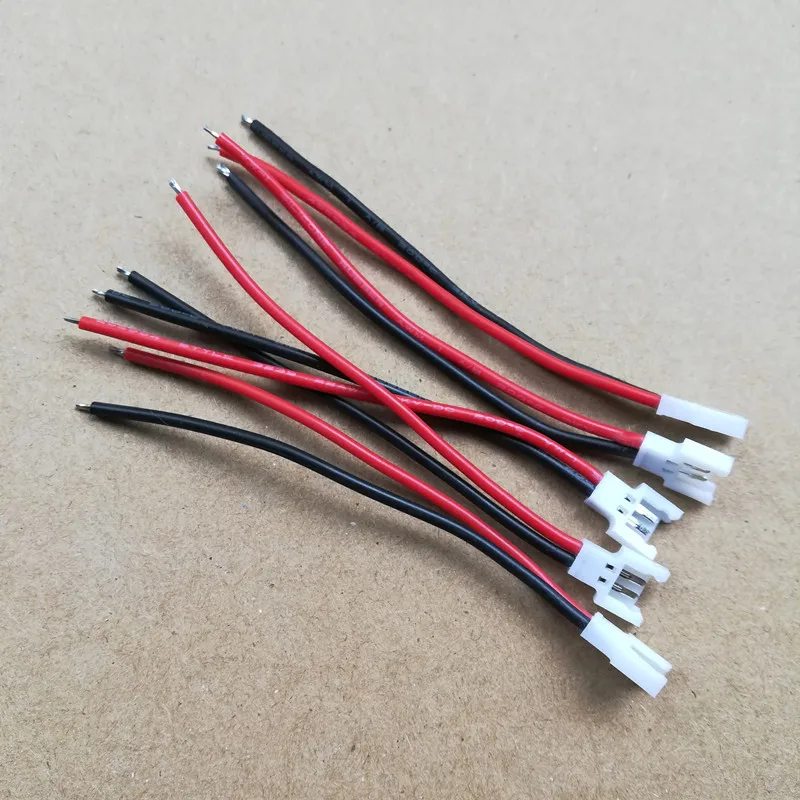 5pcs 2S MX2.0 DIY 2.0MM 2P Connector Plug Male Battery Female With Wire 51005 51006 Connectors