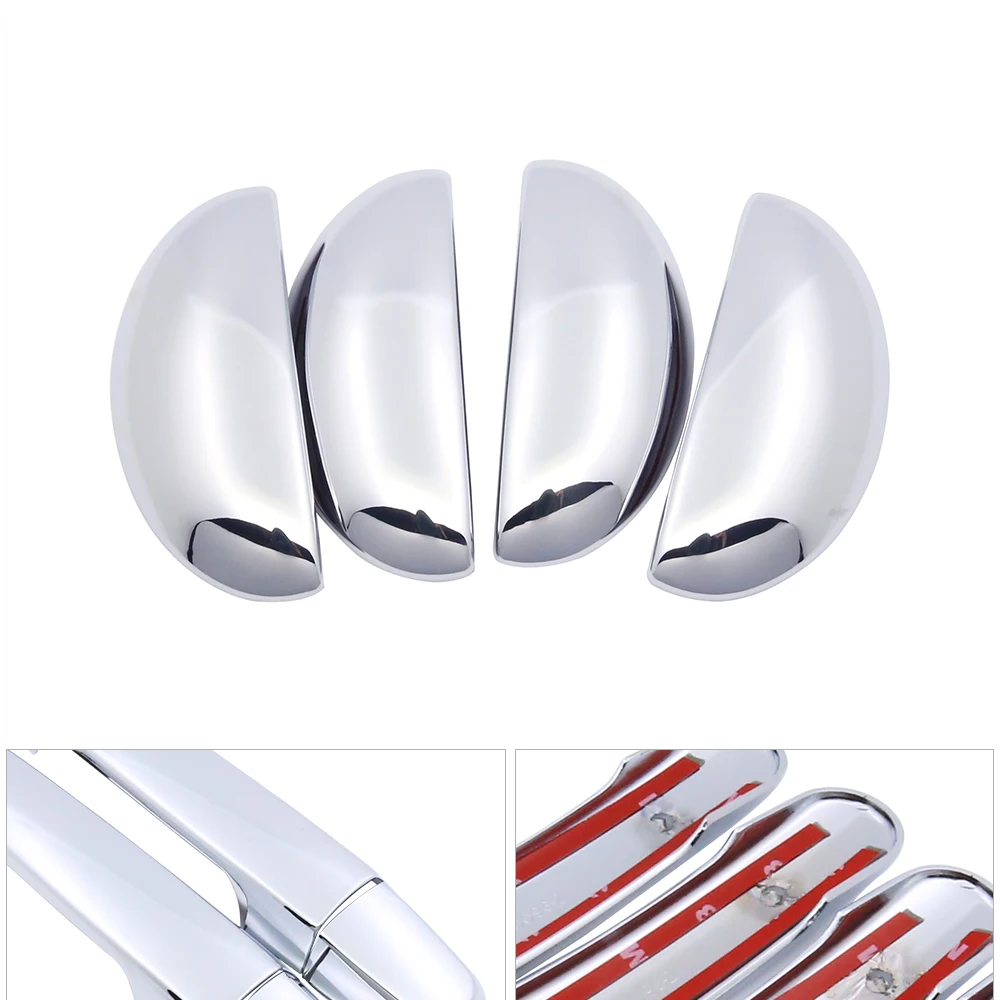 

for Toyota Aygo MK1 2005~2013 Chrome Car Door Handle Cover 2006 2008 2010 2011 2012 Protective Trim Set Car-Stickers-Accessories