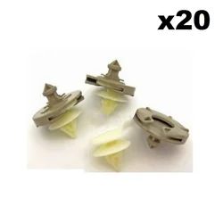 20x Plastic Door Card Clips for FORVW Golf Mk3 & Vento- Trim Clips for Door Panel