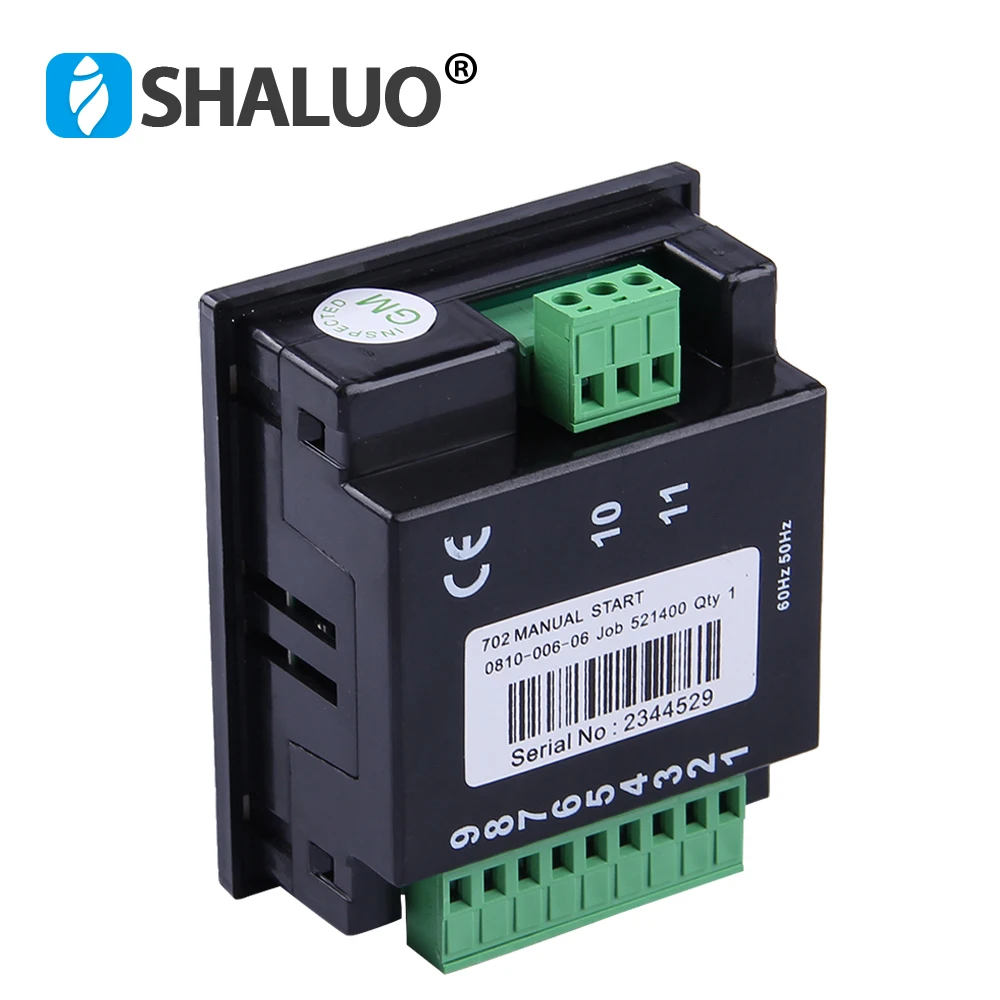 متوافق مع DSE702AS 702MS مفتاح Manua لوحة التحكم في البدء التلقائي وحدة تحكم مولد الديزل استبدال DSE 702AS 702MS #3