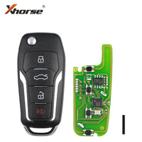 10PCS Xhorse XKFO01EN Universal Wire Remote Key For Ford Fob 4 Buttons