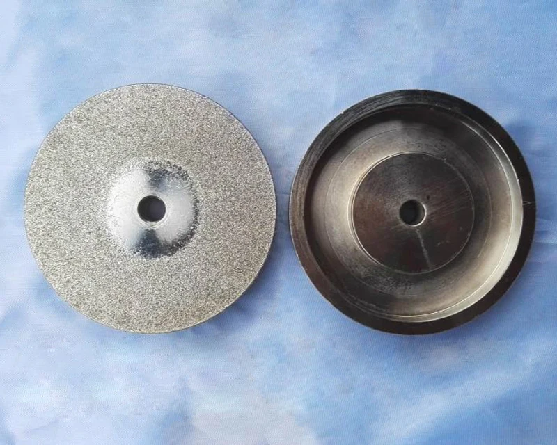 Mola da 4 pollici 100x20x10mm Foro Acciaio al tungsteno Vetro Pietra preziosa Lega di ceramica Ruote per lucidatura parallele