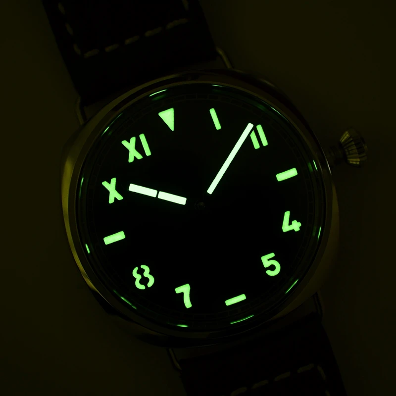 Baltany Mens Pilot Watches Men Watch Automatic / Manual Mechaical Wind Wristwatch Military Sapphire 100M Waterproof Luminous