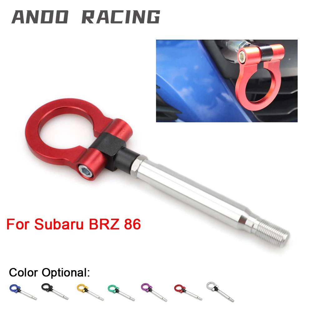 Circular Car Sport Model Car Auto Tow Trailer Hooks Ring Eye Towing Front Rear Aluminum For Subaru BRZ 86