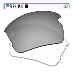 EZReplace Non-Polarized Replacement Lenses for - Oakley Flak 2.0 XL Sunglasses - Eclipse Photochromic