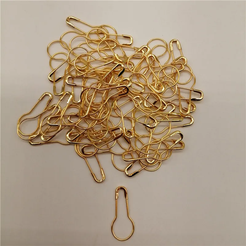 1000pcs/Lot Gourd Shape Safety Pins Calabash Pin Marker Tag Hangtag Garment Pins Label Accessories For DIY Clothing Accessories