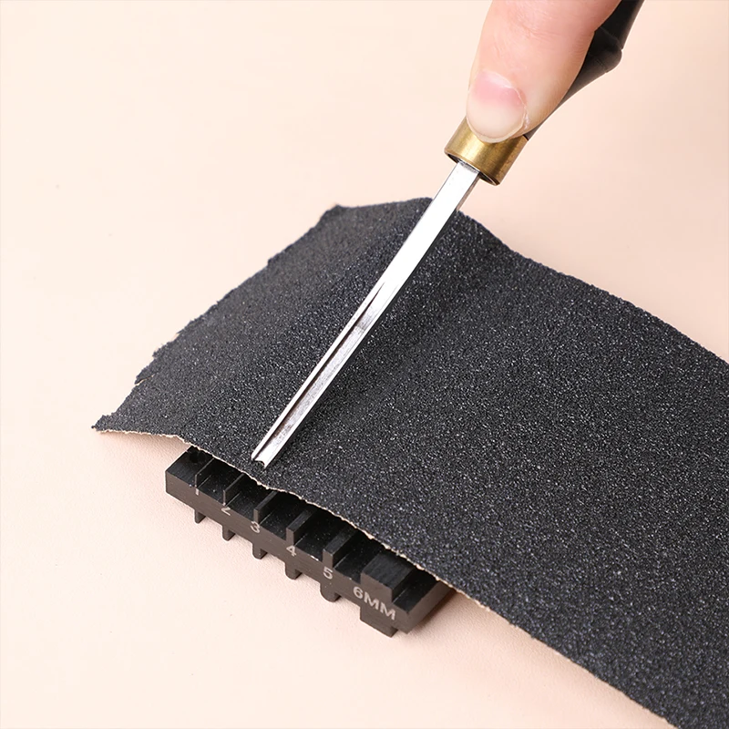 LMDZ Double Side Repair Tool Sharpeners Wide Shovel Thinner Edge Skiving Leather Craft Tools for Shovel Repair Sharpening Strop