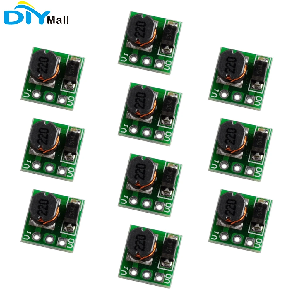 10pcs DC-DC convertitore Boost Step Up modulo tensione di ingresso 0.9V-5V a 3.3V